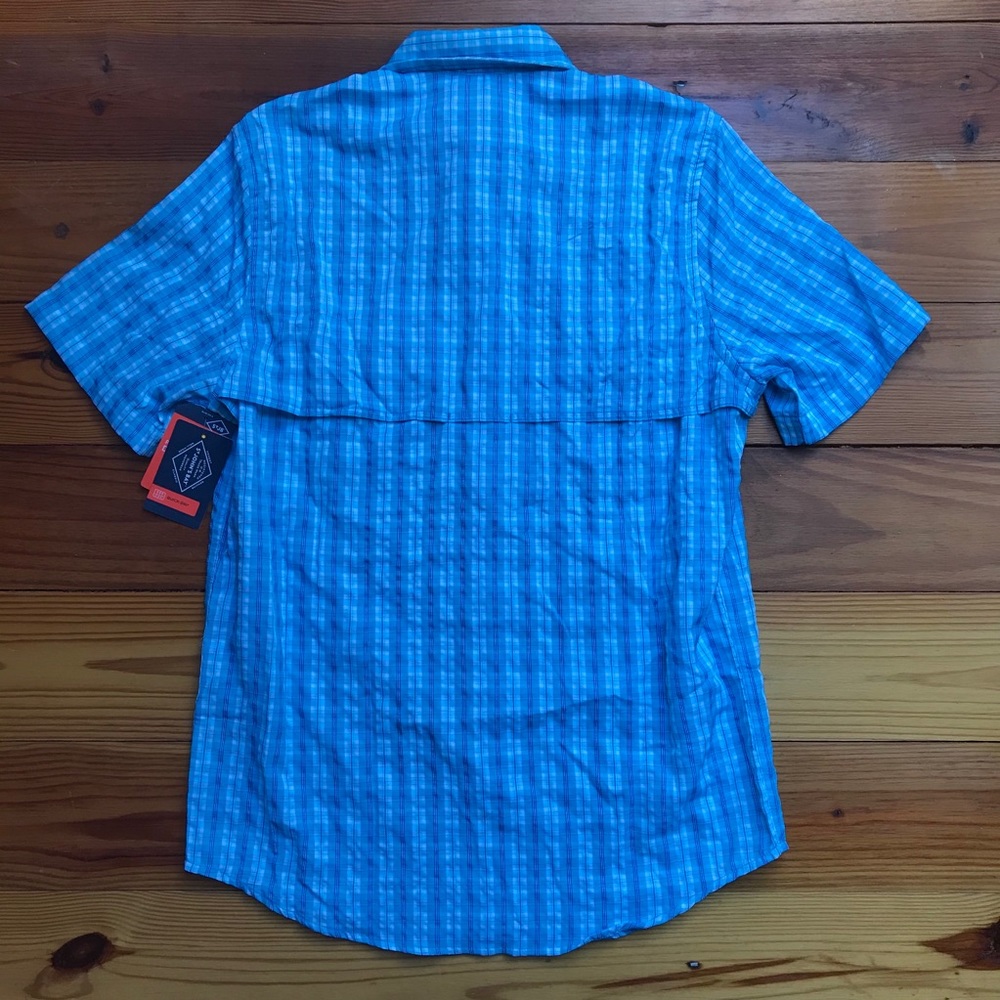 St. John's Bay Quick Dri Blue Button Down, NWT, S - Picture 13 of 15